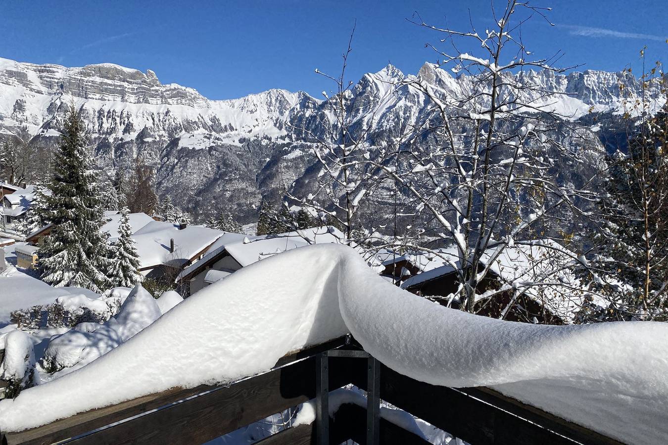 Ganze Ferienwohnung, Chalet Gina - 3.5-Zimmerwohnung in Flumserberg, Flums