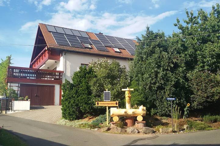 Ferienwohnung für 4 Personen, mit Pool in Rabenau