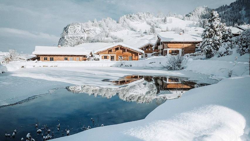 Chalet für 4 Personen, mit Balkon und Sauna in Grünten - 2