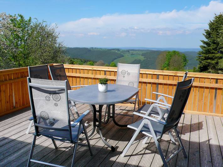 Weitsicht in Oberweißbach/Thüringer Wald, Ostthüringen