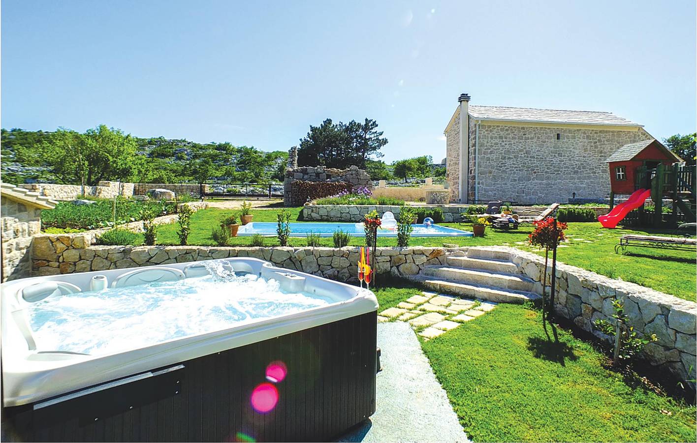 Casa de vacaciones para 5 personas con sauna in Podgora, Rivera de Makarska