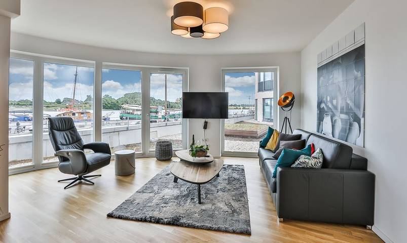 Ferienwohnung mit Meerblick für 4 Personen, mit Terrasse in Schlei