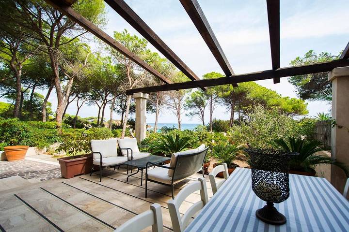 Ferienhaus für 7 Personen, mit Terrasse und Garten sowie Ausblick in Sos Alinos