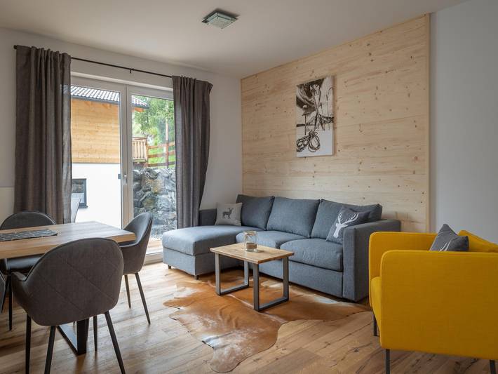 Ferienhaus für 8 Personen, mit Whirlpool und Terrasse sowie Sauna, mit Haustier in Nockberge