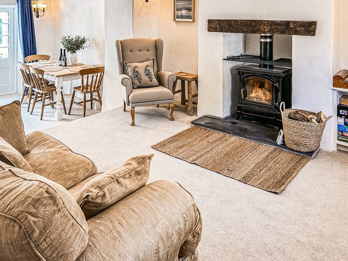 Holiday home for 4 people, with garden, with pets in St Mawes