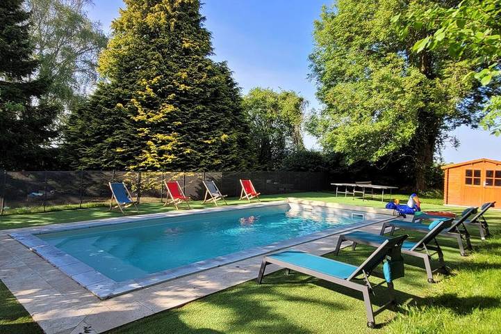 Gîte pour 10 personnes, avec jardin dans Malleville-sur-le-Bec