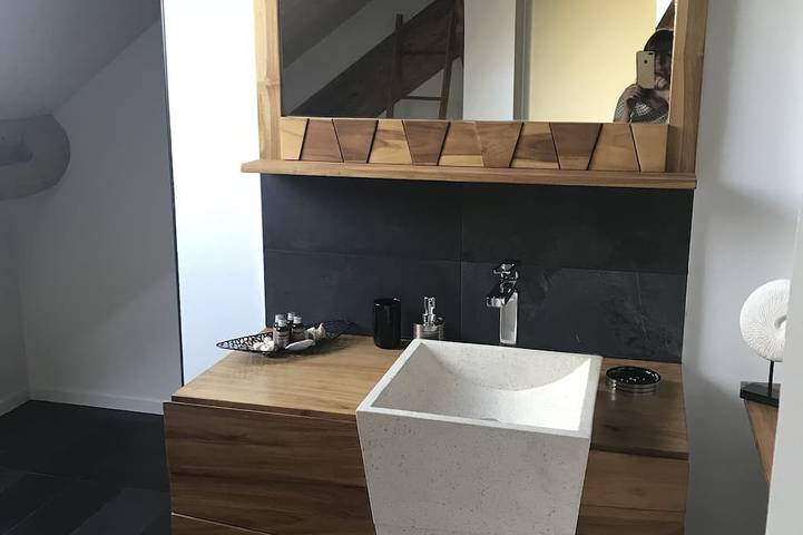 Chalet 5 étoiles en rondins avec Spa in Erckartswiller, Région de Saverne