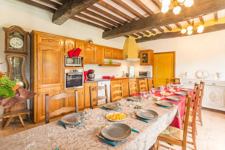 Gîte für 13 Personen, mit Terrasse und Sauna sowie Garten, mit Haustier in der Normandie - 2