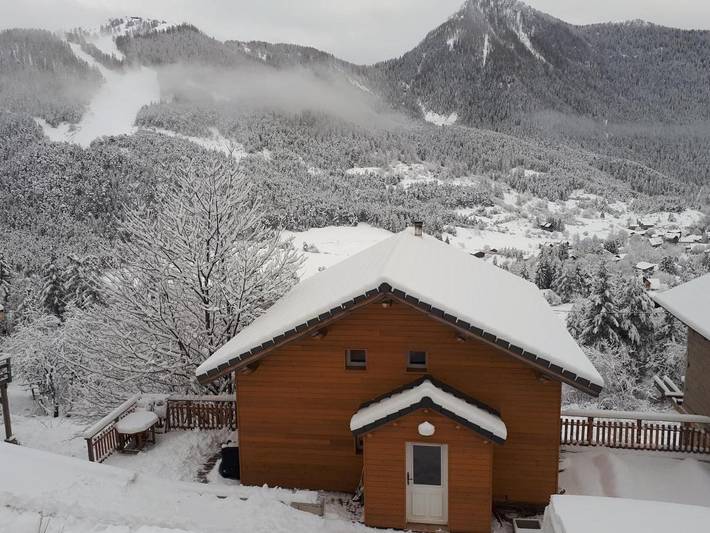 Chalet pour 8 personnes, avec Balcon ainsi que Terrasse et Vue