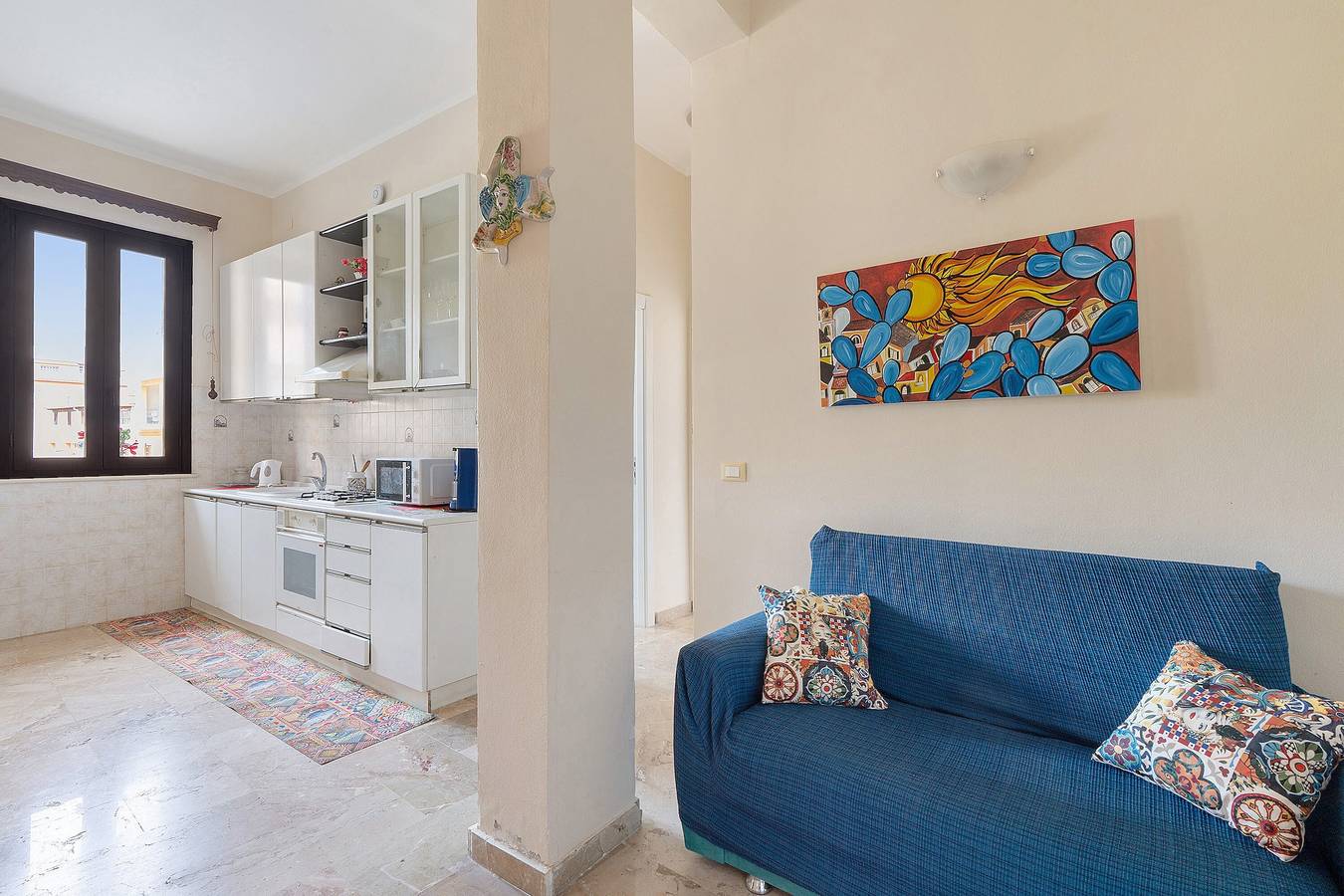 Entire apartment, Apartment 'Makari' with Sea View and Wi-Fi in Trappeto, Palermo Province