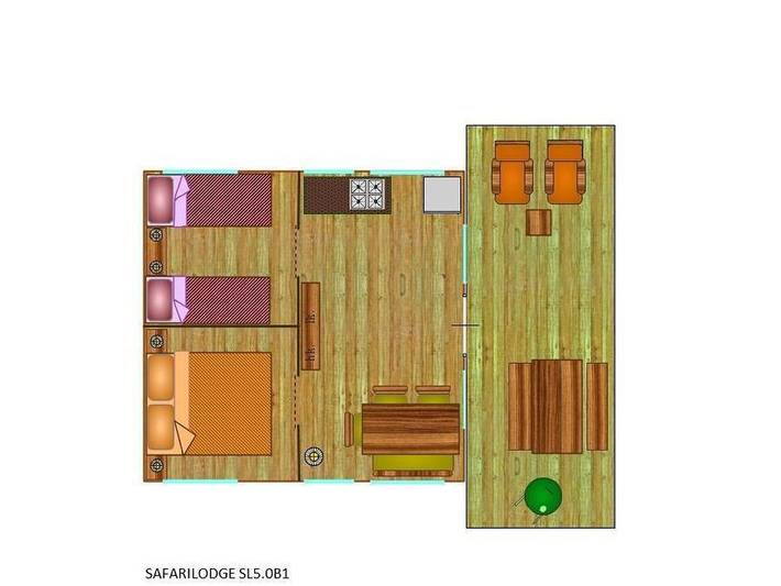 Camping pour 5 personnes, avec bassin pour enfant dans l' Ariège - 4