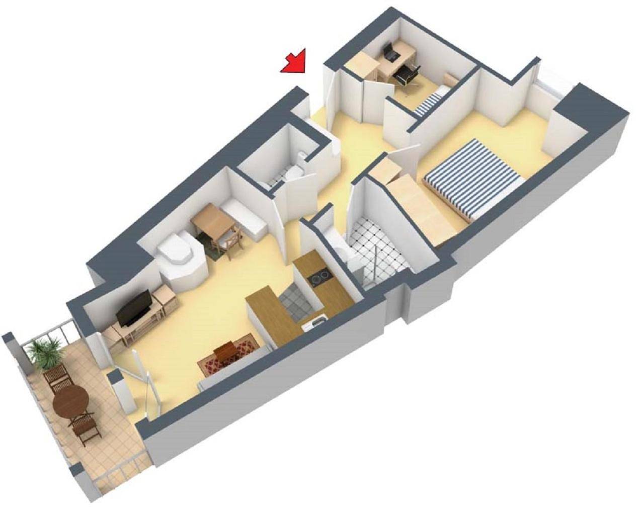 Ganze Wohnung, Apartment - Split Level in Hopfen am See, Bayerisch Schwaben