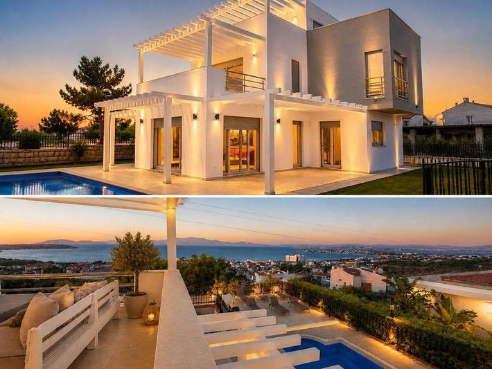 Casa de vacaciones para 9 personas, con vistas y jardín además de vistas al lago y piscina, Familias con niños - 1