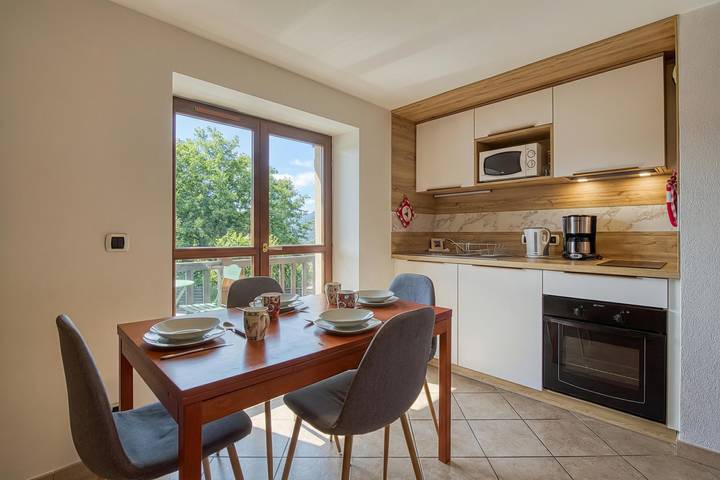 Gîte pour 3 personnes, avec balcon à Saint-Gervais-les-Bains