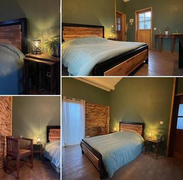 Chambre d’hôte pour 2 personnes, avec jardin ainsi que vue et piscine à Chabrillan