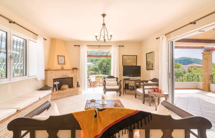 Location de vacances pour 8 personnes, avec jardin ainsi que vue et balcon dans Laganas - 2