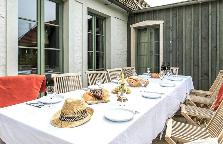 Ferienhaus für 12 Personen, mit Terrasse und Garten sowie Ausblick in Vogelsang-Warsin