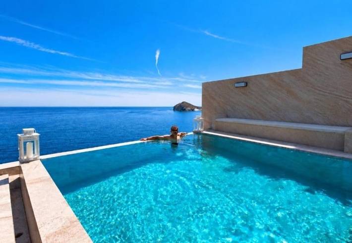 Casa vacanza per 13 persone, con Balcone e Terrazza nonché Giardino e Piscina a San José (Andalusia)