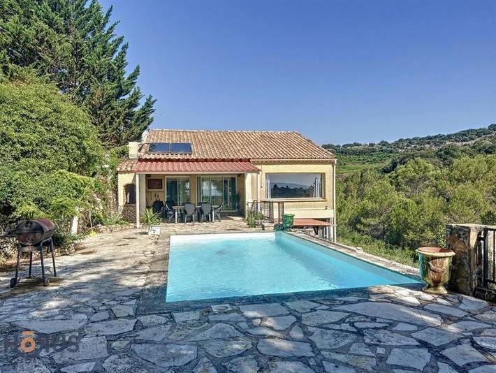 Maison de vacances pour 7 personnes, avec jardin ainsi que piscine et vue - 1