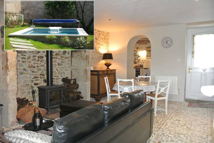 Location de vacances pour 4 personnes, avec terrasse et jardin à La Bachellerie