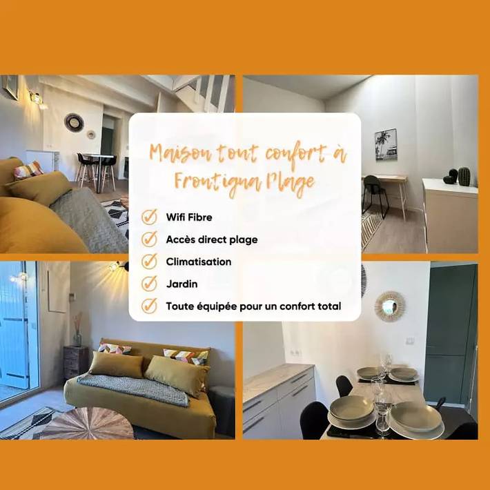 Villa pour 4 personnes, avec Jardin à Frontignan