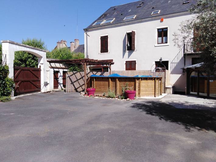 Familienhaus mit privatem Pool in Saint-Gaultier in Saint-Gaultier, Le Blanc und Umgebung