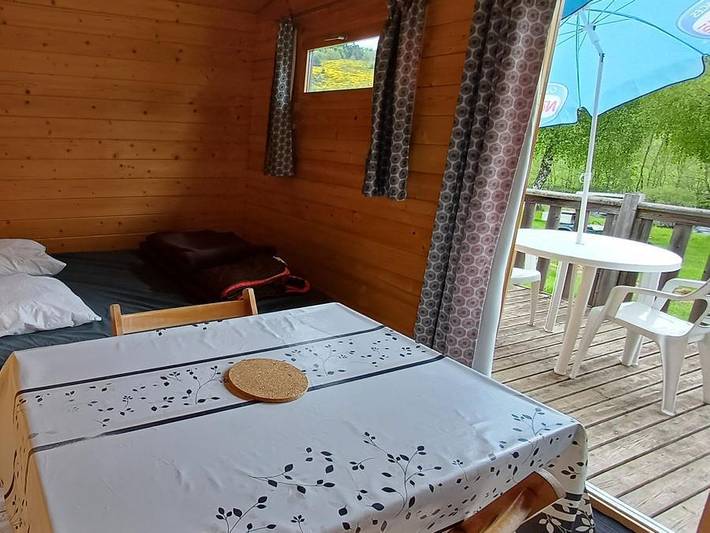 Camping La Cigale de l'Allier - Chalet 2 personnes - Chalet - année 2021 in Langogne, Région de Mende