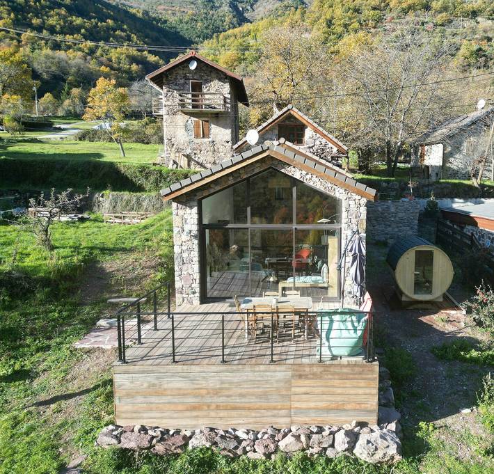 Maison de vacances pour 4 personnes, avec Terrasse et Sauna