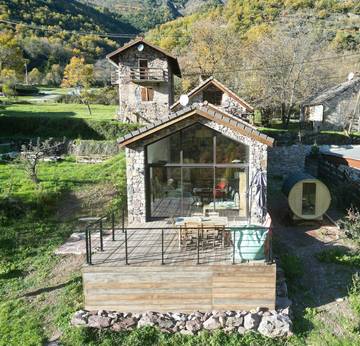 Maison de vacances pour 4 personnes, avec sauna et terrasse, adapté aux familles dans les Alpes maritimes