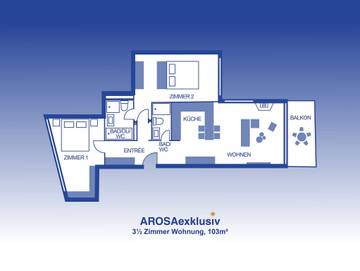 Ferienwohnung für 4 Personen in Arosa, Plessur, Bild 1