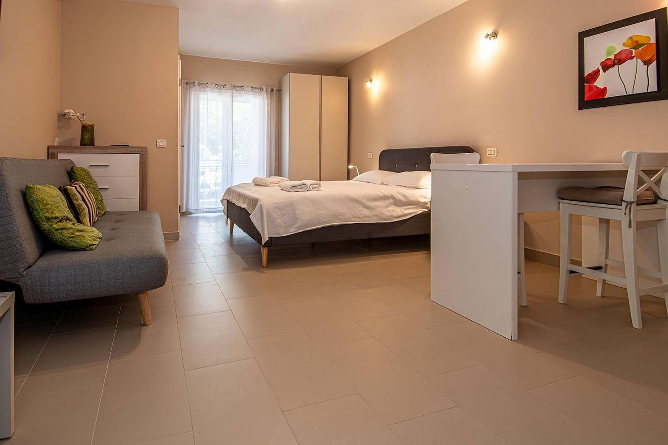 Appartement entier, Traumhaftes Studio-Apartment direkt am Strand von Rovinj in Rovinj, Région de Rovinj