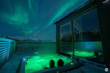 Ferienhaus für 2 Personen, mit Sauna und Terrasse sowie Ausblick in Alta