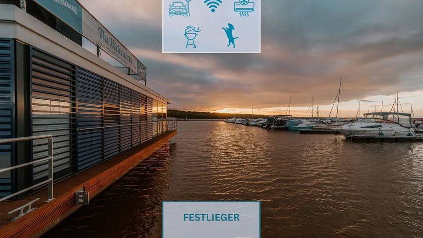 Ferienhaus für 4 Personen, mit Terrasse, mit Haustier im Lausitzer Seenland