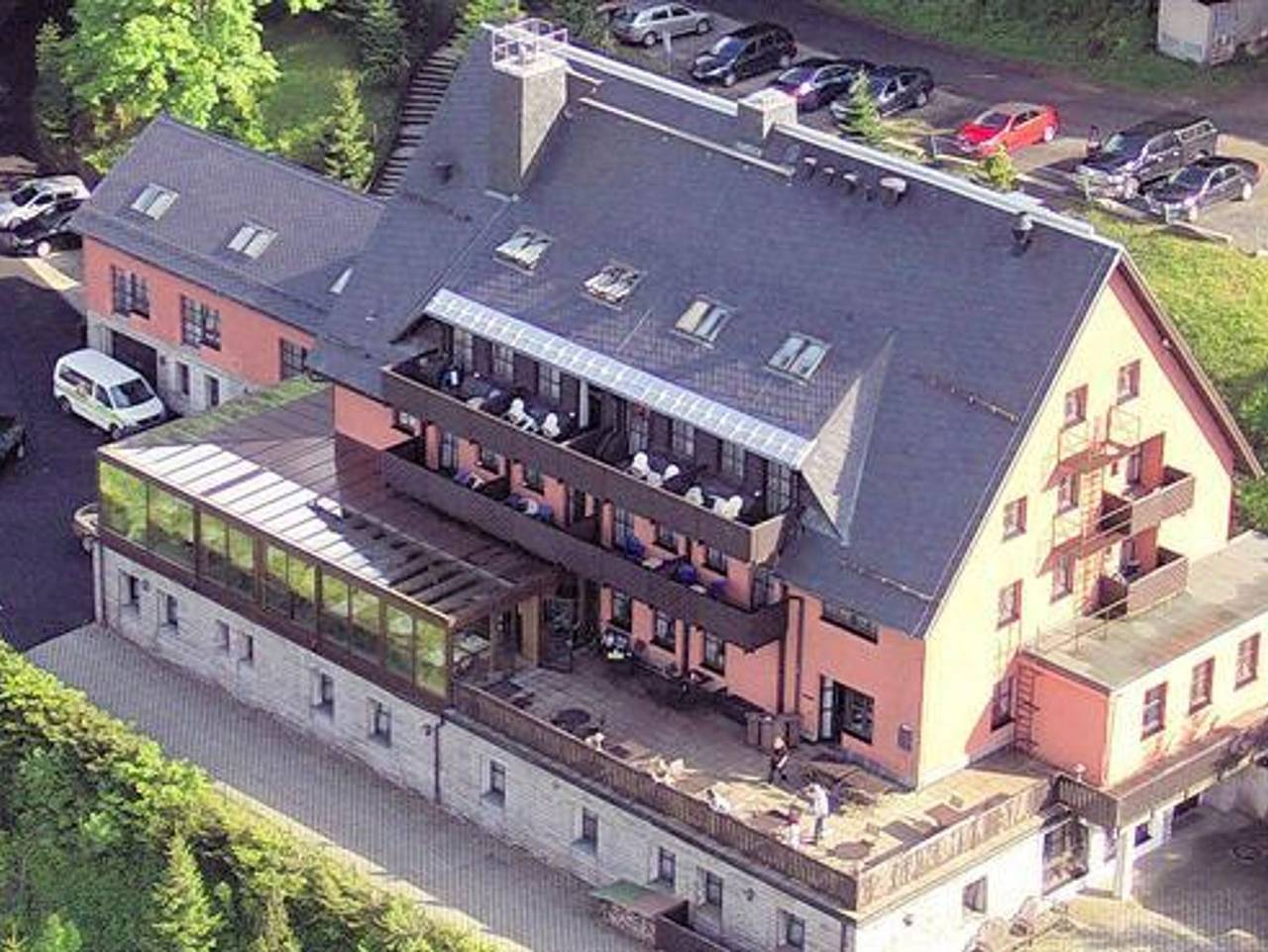 Hotel Hubertusbaude - Doppelzimmer in Großschönau, Zittauer Gebirge