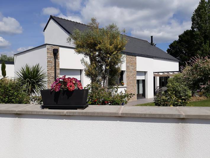 Cottage pour 2 personnes, avec jardin dans Penvins