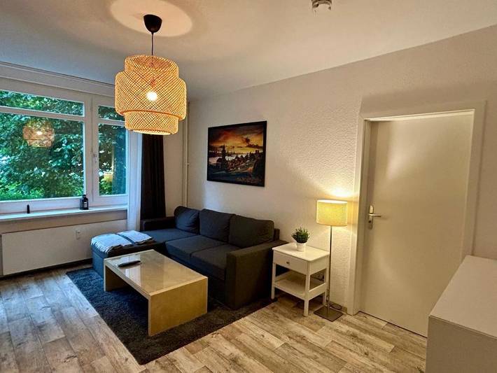 Vakantieappartement voor 3 personen, met uitzicht en balkon in Hamburg