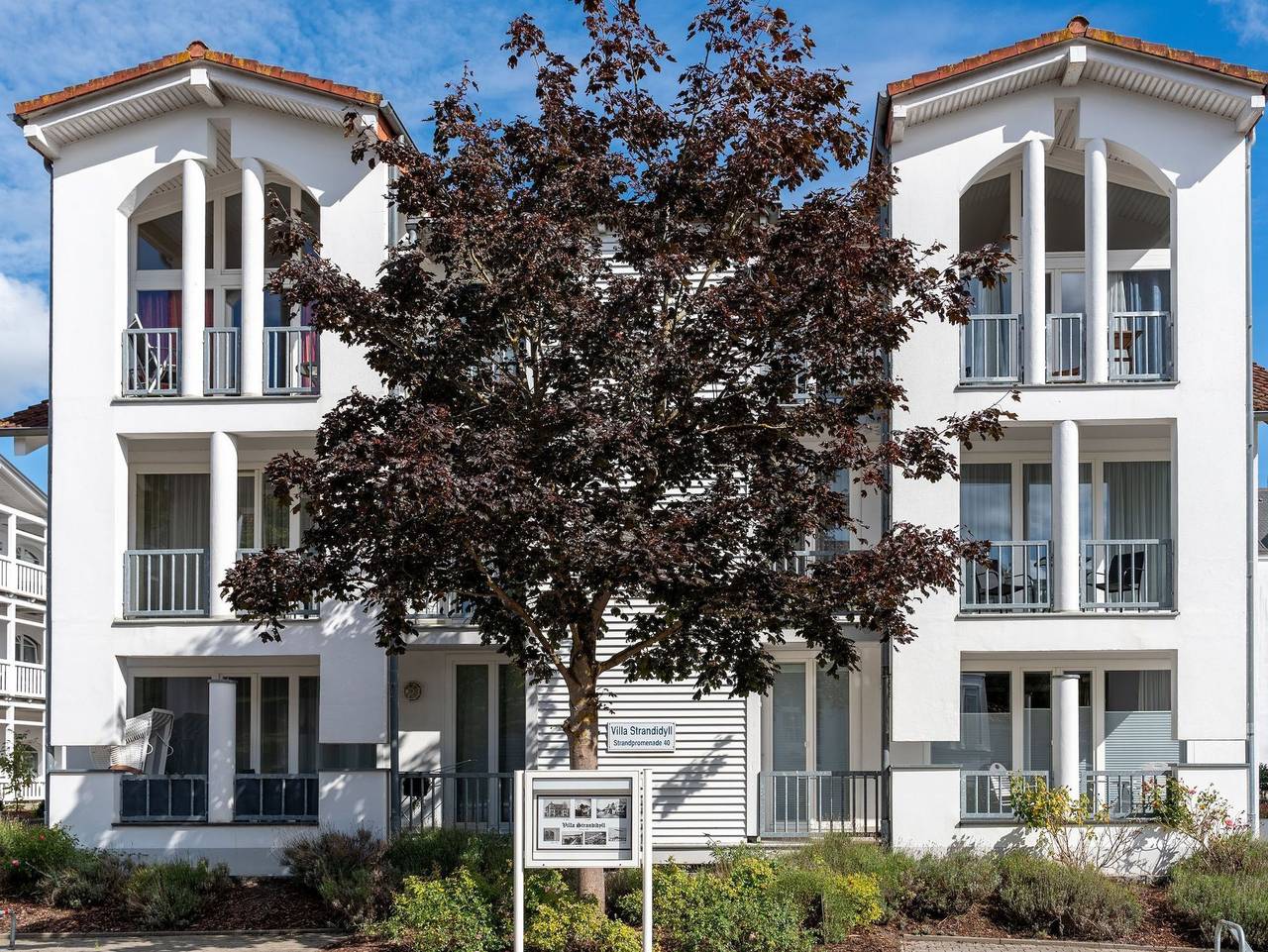 Ganze Ferienwohnung, Villa Strandidyll Neubau Ferienwohnung 1.2 mit Balkon - Apartment 1.2 / 2 - Raum - Apartment mit Balkon in Ostseebad Binz, Binz