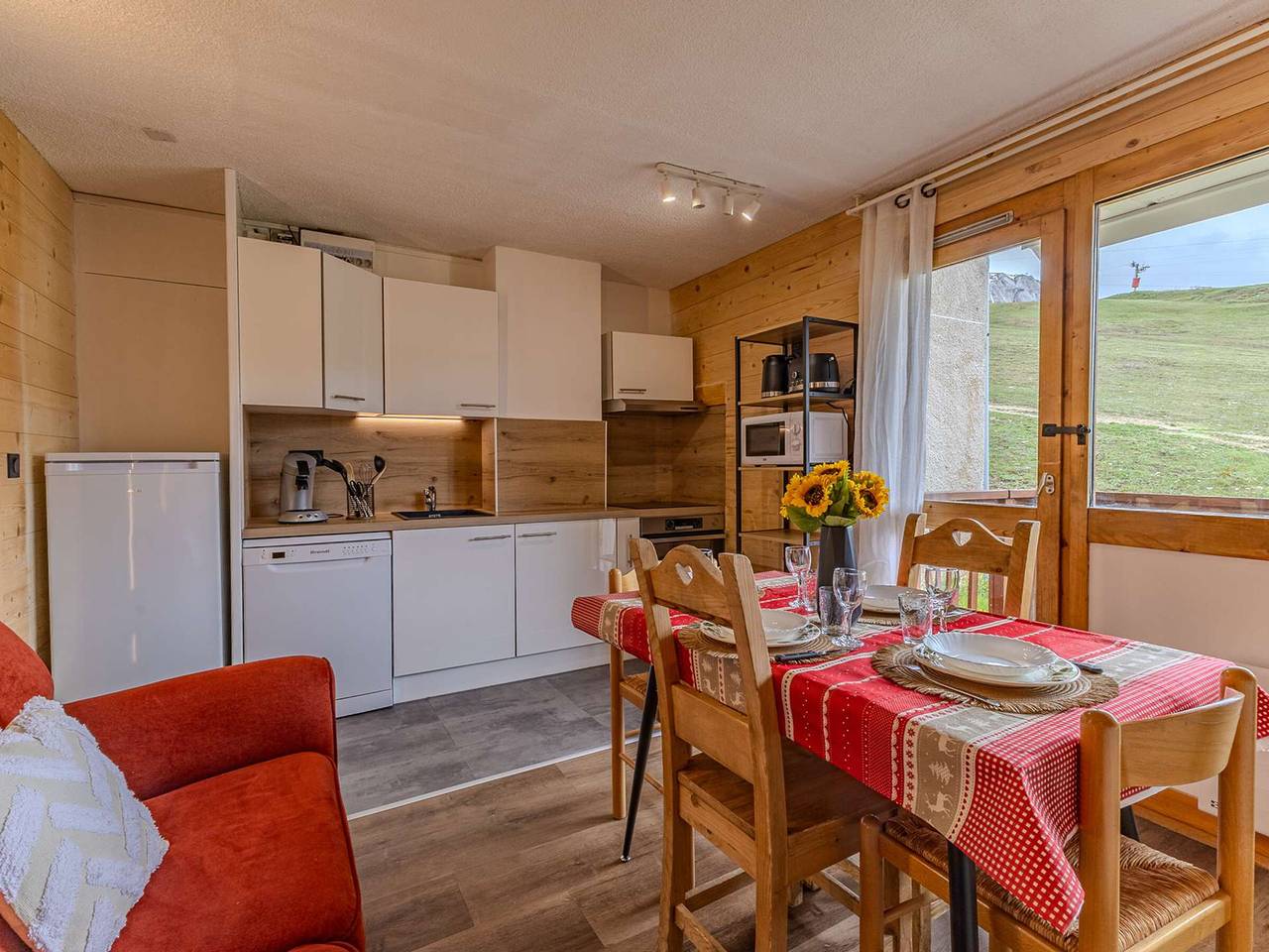 Appartement entier, Appartement skis aux pieds - 6 pers. in Plagne Villages, La Plagne-Tarentaise