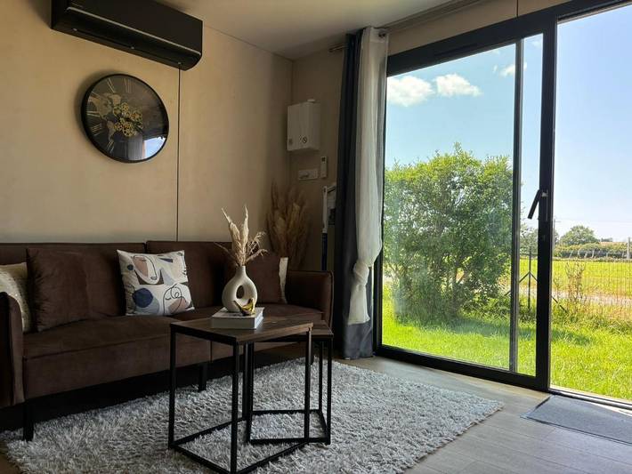 Appartement de vacances pour 2 personnes, avec Terrasse ainsi que Jardin et Vue