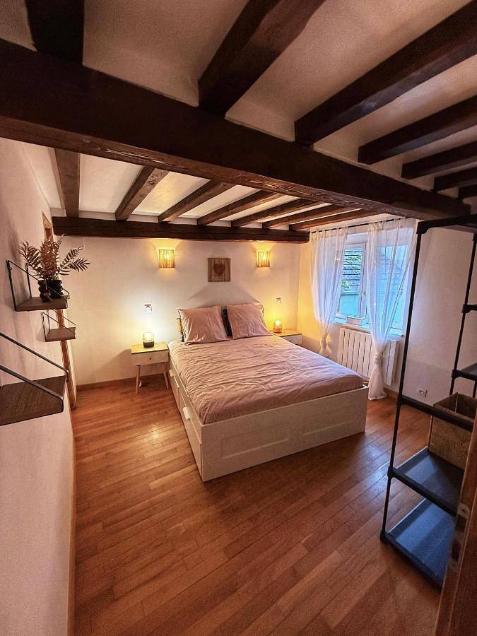 Appartement de vacances pour 4 personnes, avec vue ainsi que jardin et terrasse