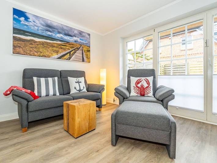 Haus Strandoase 2 - Ferienhaushälfte für bis zu 6 Personen mit Terrasse und Sauna. in Westerland, Sylt (Gemeinde)