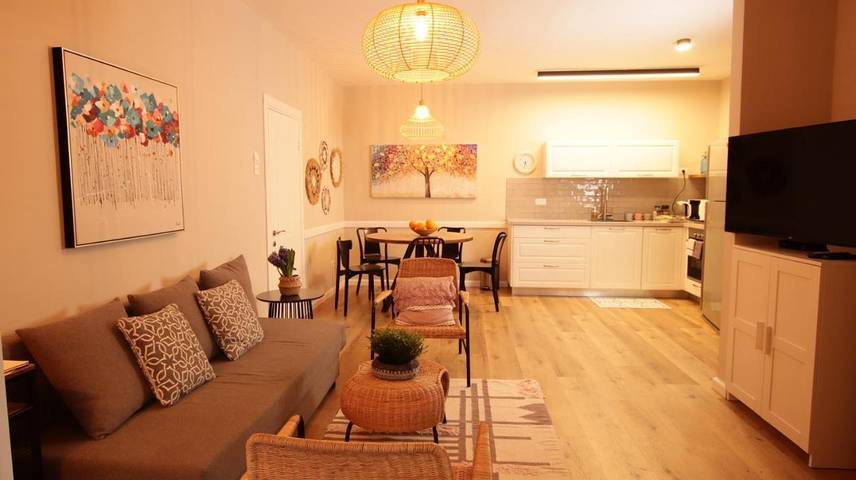 Appartement de vacances pour 7 personnes, avec vue et jardin