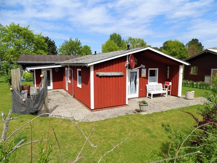 Chalet für 5 Personen, mit Terrasse und Garten an der Nordsee