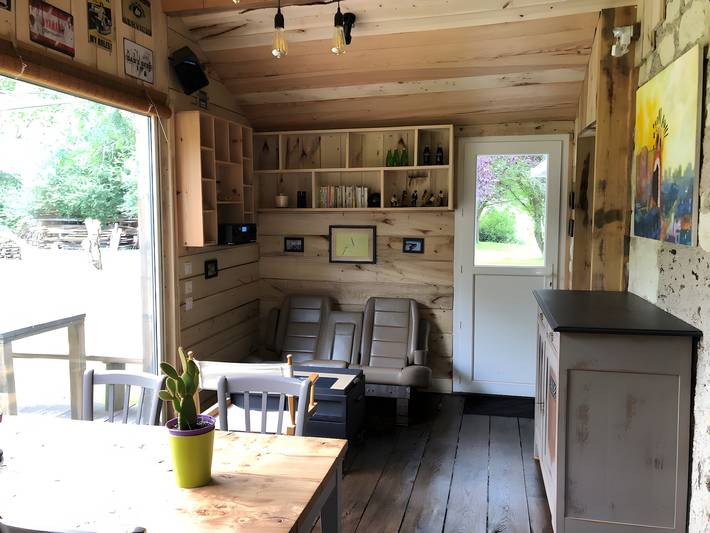Hütte am Teichufer – Brissac in Brissac-Quincé, Loire-Tal