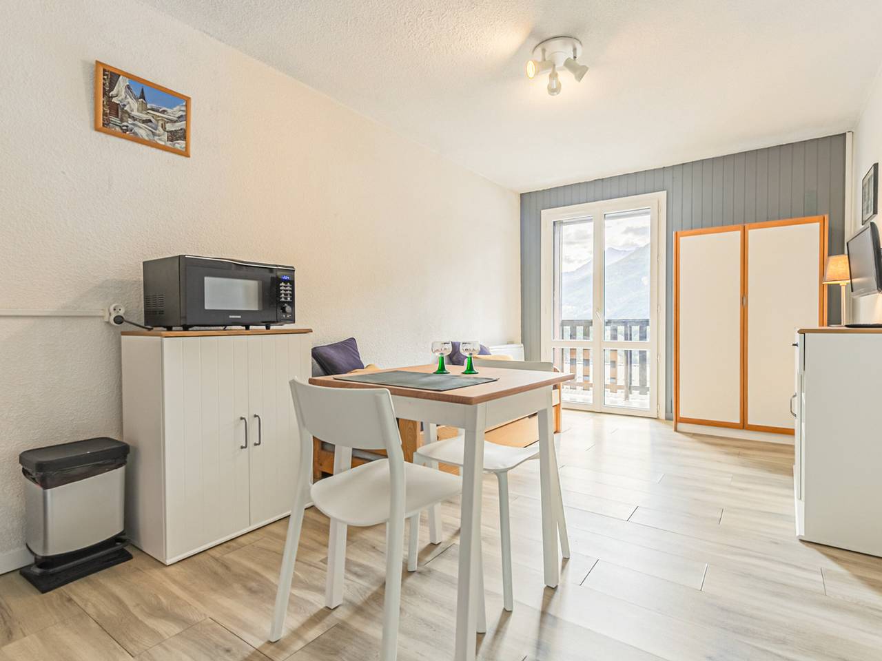 Gehele studio, 21m² Studio with Balcony in Aussois, Near Ski Lifts in Aussois, Saint-Jean-de-Maurienne regio