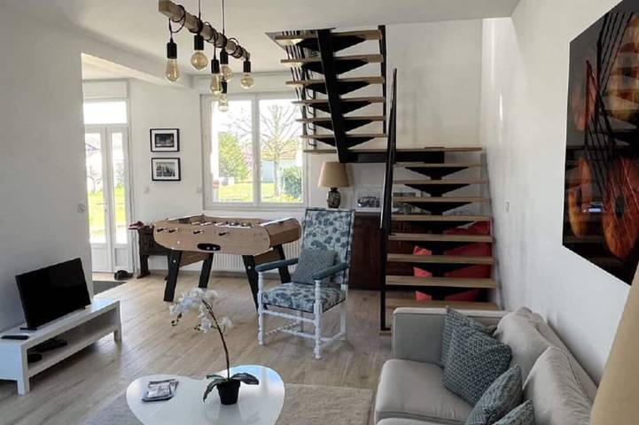 Location de vacances pour 7 personnes, avec jardin à Amboise