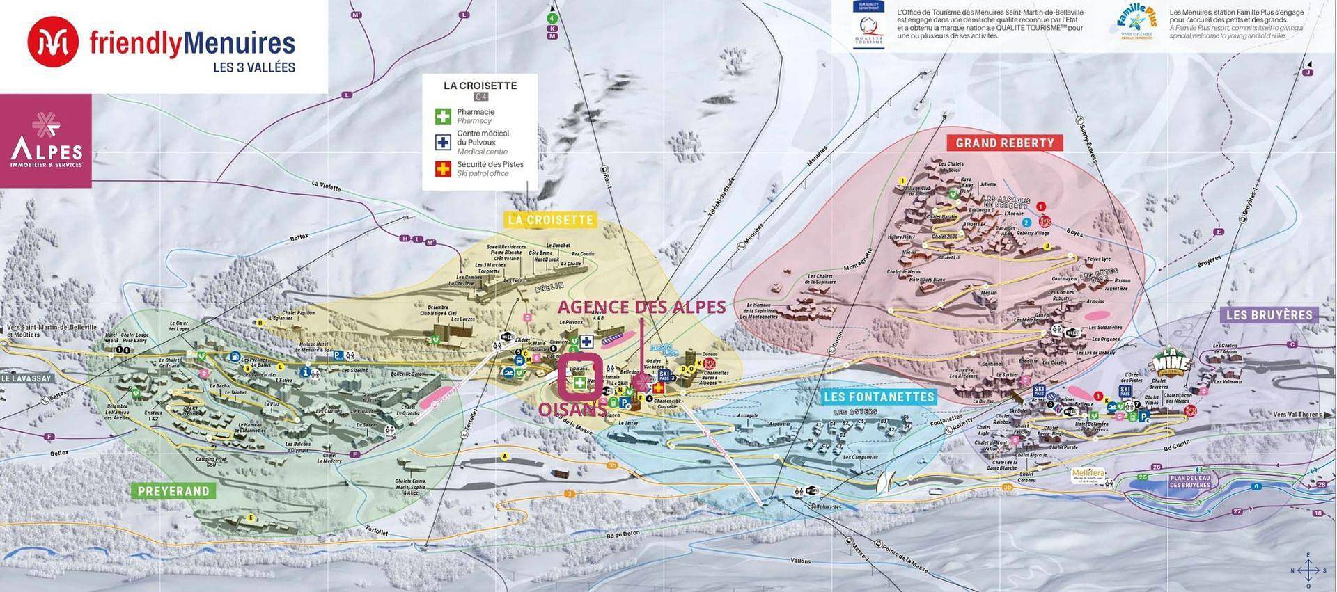 Studio entier, Résidence Oisans - Studio coin montagne 4 personnes (62) in Les Menuires, Saint-Martin-de-Belleville
