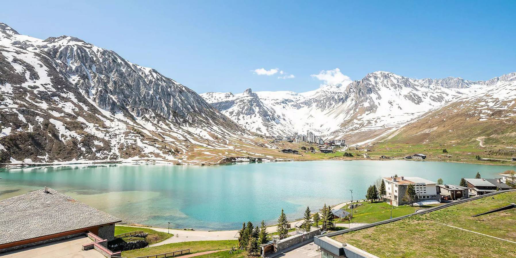 Geheel appartement, Appartement 3*, dicht bij de pisten, winkelen, uitzicht op het meer in Tignes, Massif de la Vanoise