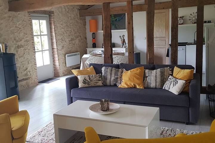 Gîte pour 4 personnes, avec balcon et jardin dans Mauvezin-d'Armagnac