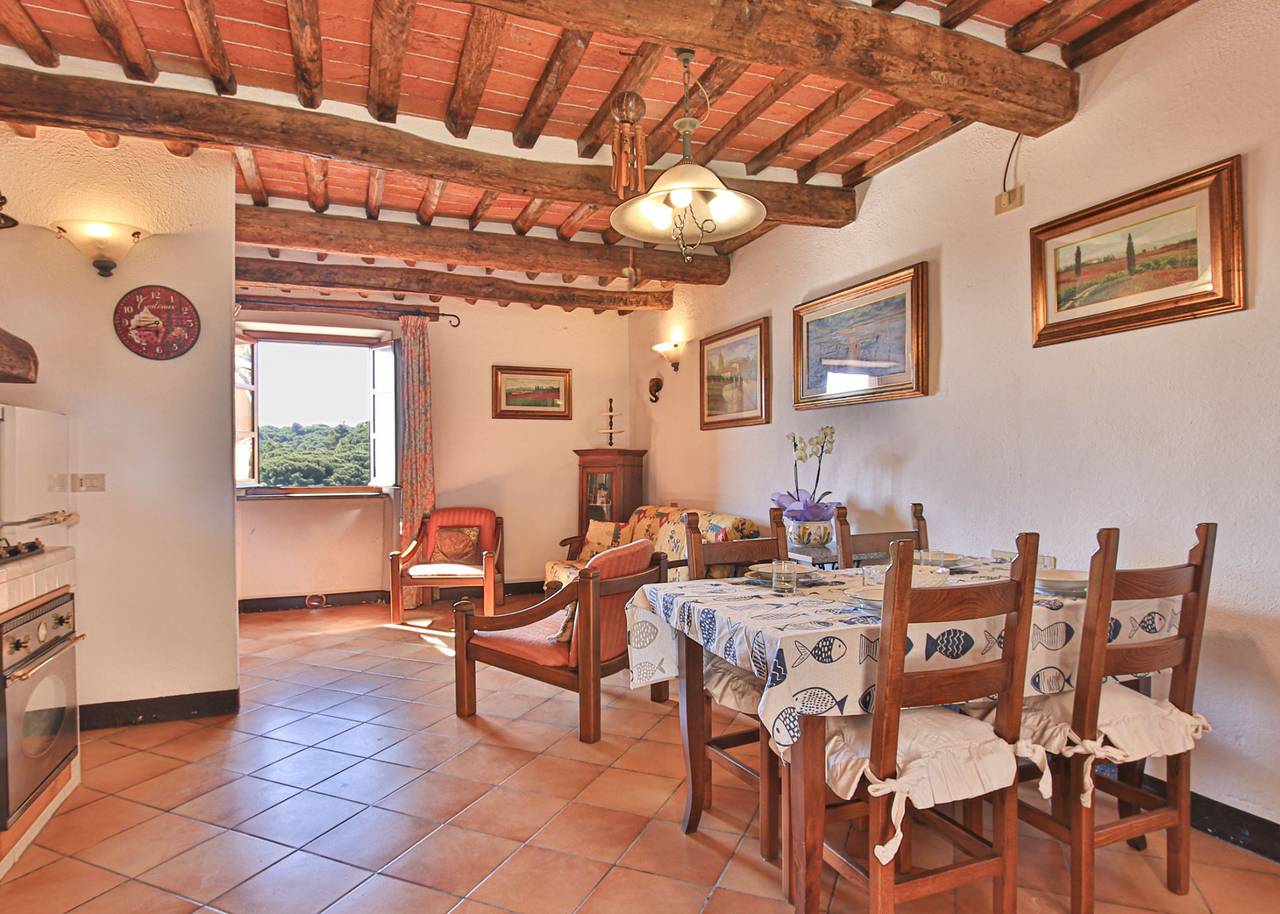 Ganze Ferienwohnung, Ferienwohnung für 3 Personen mit Terrasse in Spiaggia Fetovaia, Campo nell'Elba